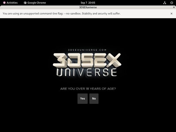 3dsexuniverse Free Sign Up
