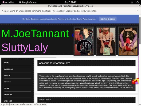 Account M.JoeTannant Gratis