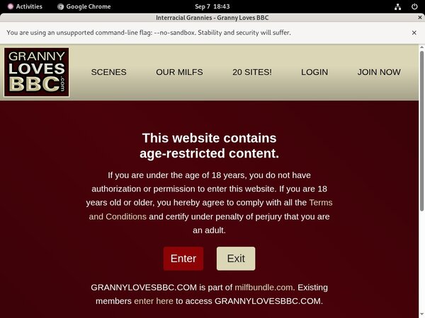 Account On Granny Loves BBC