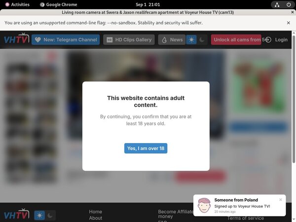 Accounts To Voyeur-house.tv