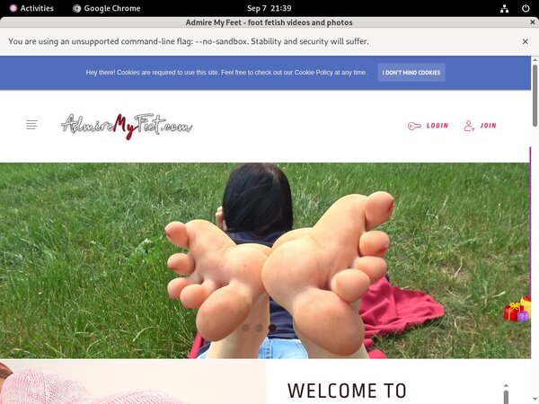 Admiremyfeet.com Casting