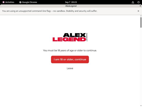 Alexlegend.com Pornstar