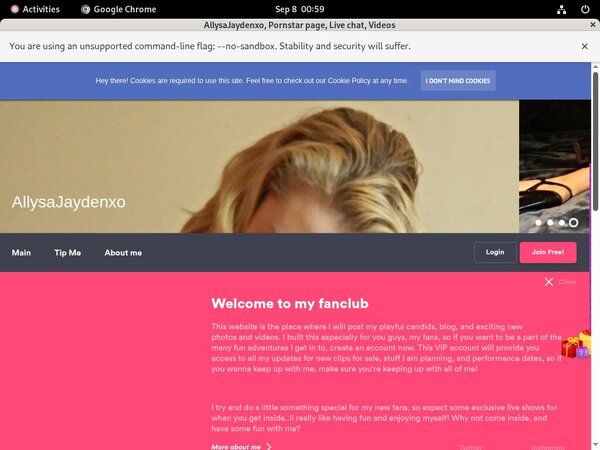 AllysaJaydenxo With IBAN / BIC Code