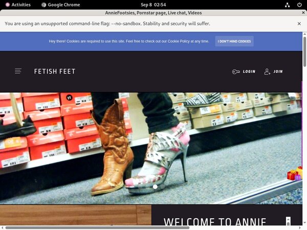 AnnieFootsies Sign Up