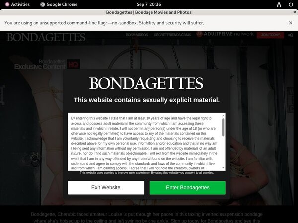 Bondagettes With Prepaid Card