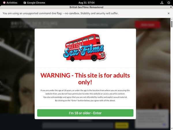 British Sex Films Paysite Discounts