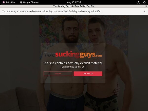 Discount Toe Sucking Guys Subscription