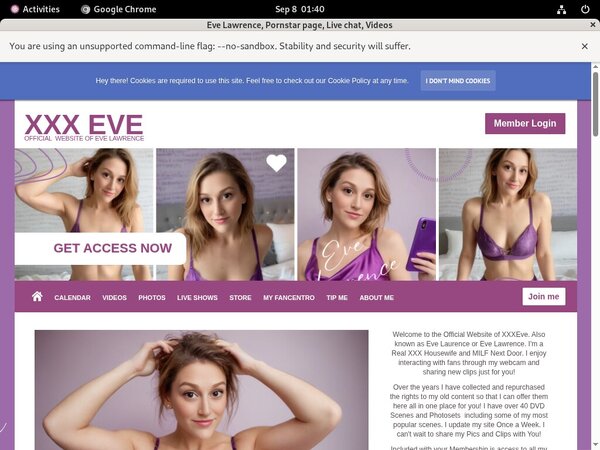 Eve Lawrence With SEPA