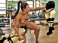 Femdom 3D slave