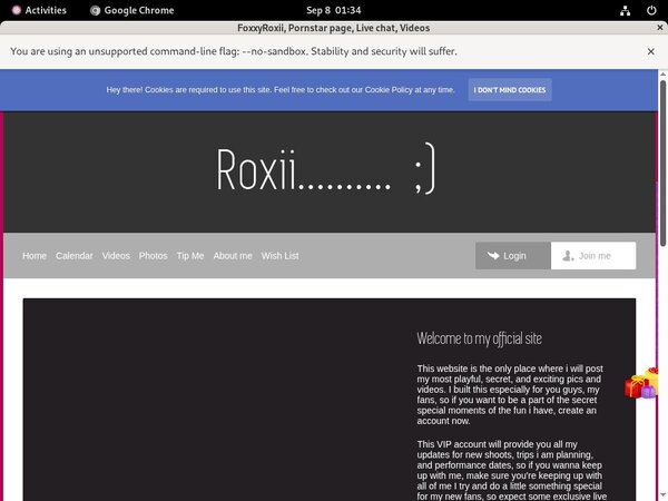 FoxxyRoxii Pw FoxxyRoxii Pw