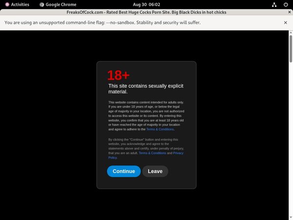 Freaks Of Cock Passwords For Free