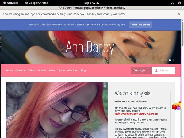 Free Ann Darcy Acounts