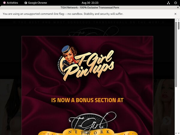 Free TGirl Pinups Trials