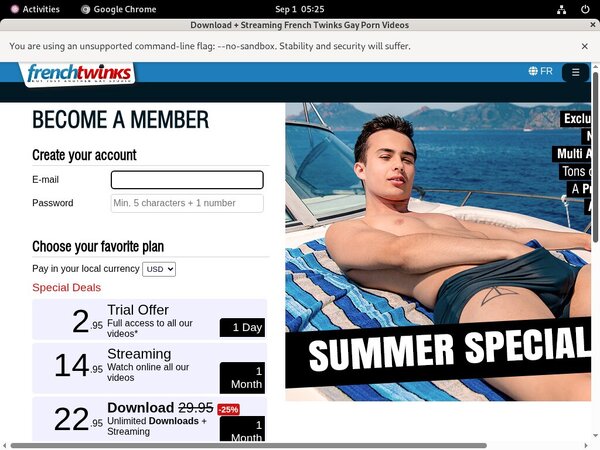 French Twinks Free Trial Discount