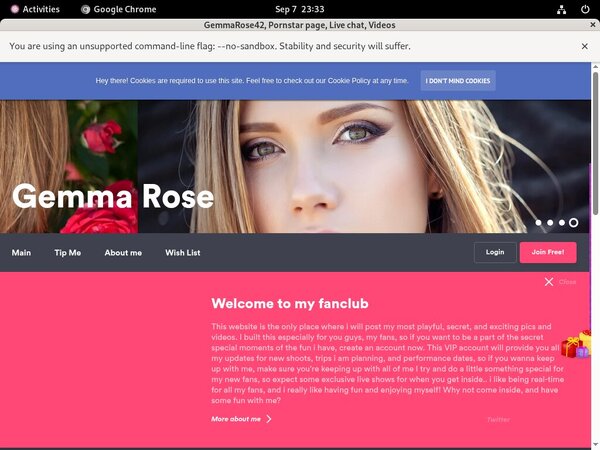 GemmaRose42 Free Logins