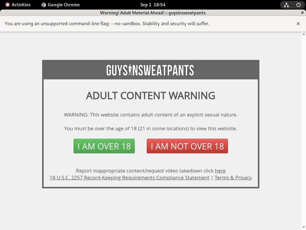 Guysinsweatpants.com Member Discount
