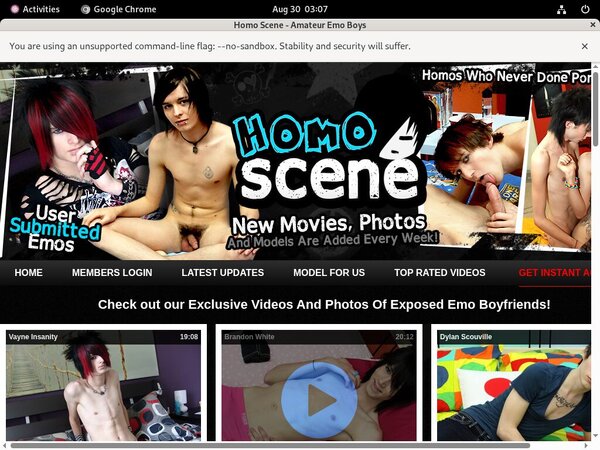 Homoscene.com Free Users