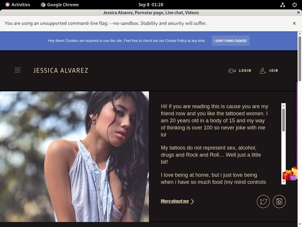 JessicaAlvarez Login Password