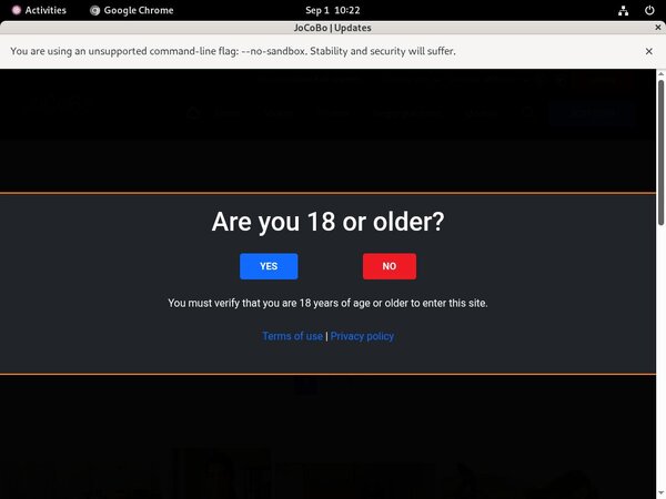 Jocobo.com Epoch Page
