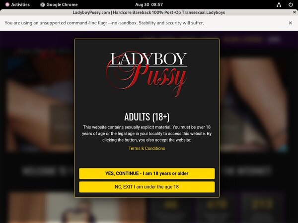 Ladyboypussy Membership Account Ladyboypussy Membership Account