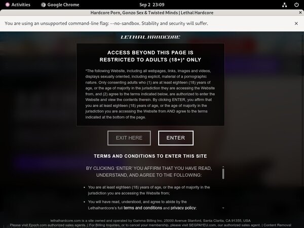 Lethal Hardcore Model