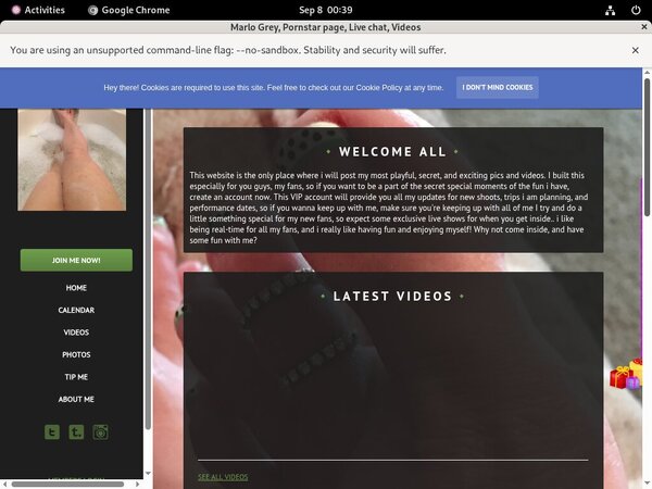 Login To MarloGrey For Free