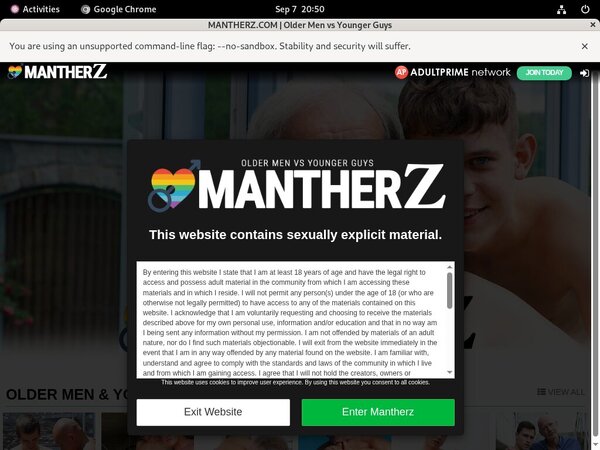 Mantherz Member Password