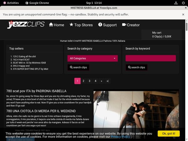 MistressIsabella Login