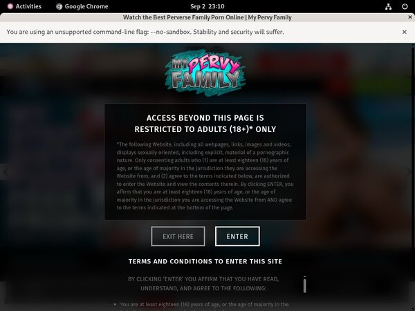 My Pervy Family Trail Membership