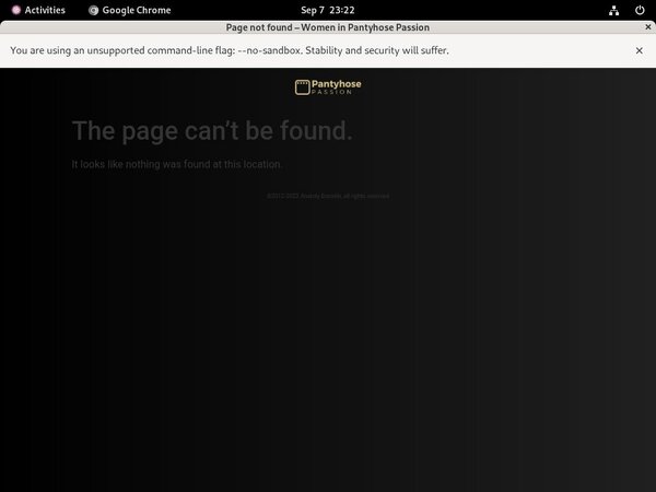 Pantyhose-passion.com Account Membership