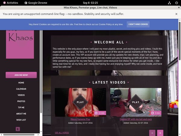 Premium Accounts Free Miss Khaos