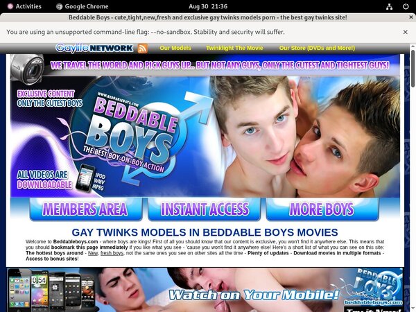 Promo Codes Beddable Boys
