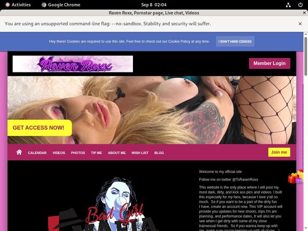 Ravenroxx.com Promo Id