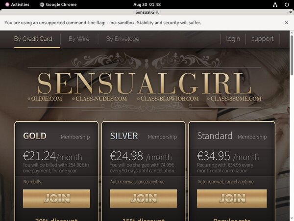 Sensualgirl Accounts Passwords