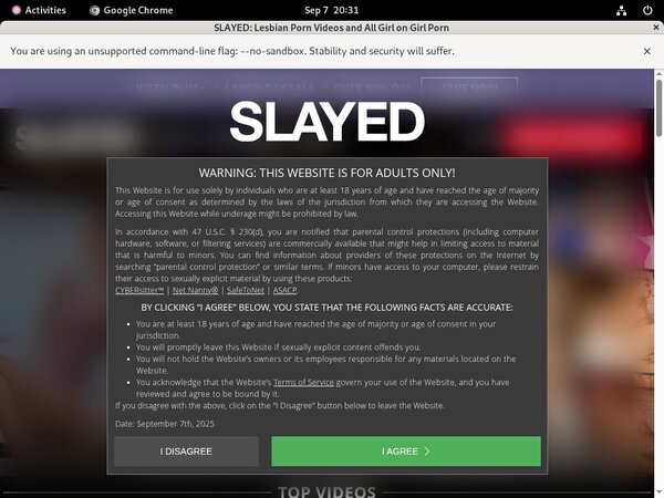 Slayed Order Page Slayed Order Page