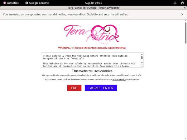 Tera Patrick Get Password