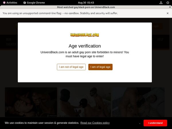 Universblack.com Paypal Trial