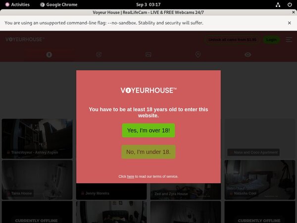 Voyeurhouse Using Pay Pal