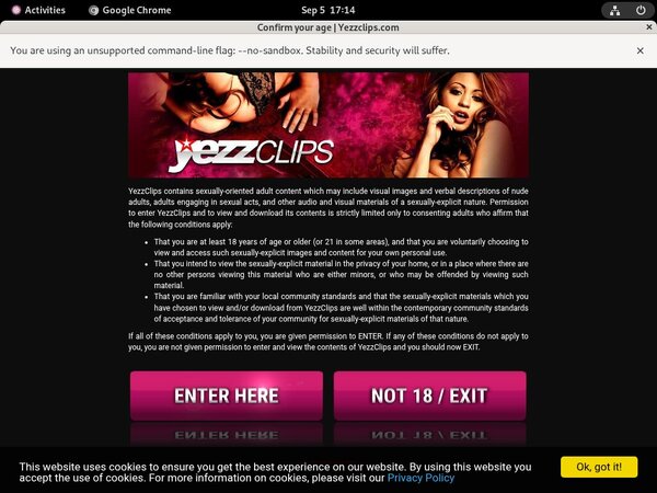 Yezzclips.com Pass