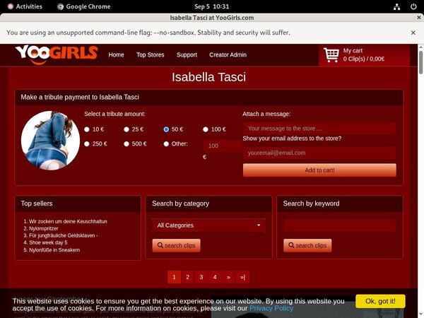 Yoogirls.com Wire Payment