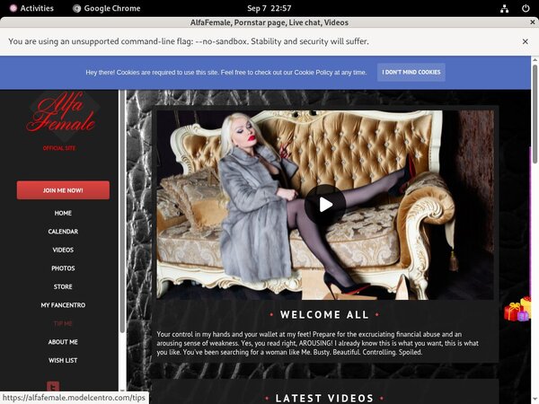 AlfaFemale Telephone Billing