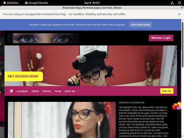 Anastasia Vega Trial Option