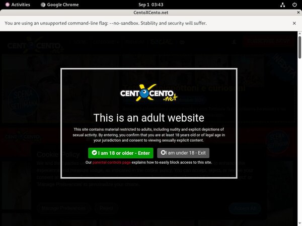 Cento X Cento New Sex Videos