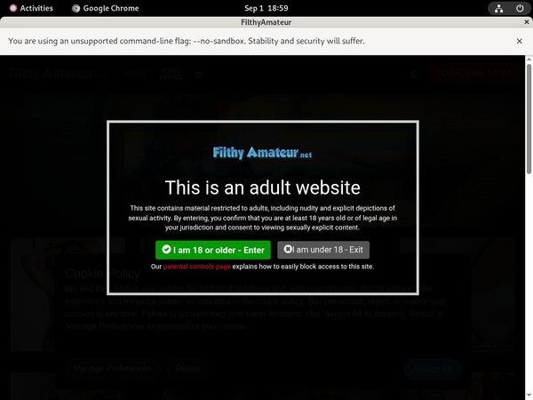Free Filthy Amateur User