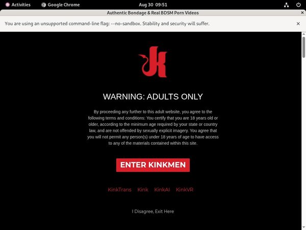 Kink Men Join Anonymously