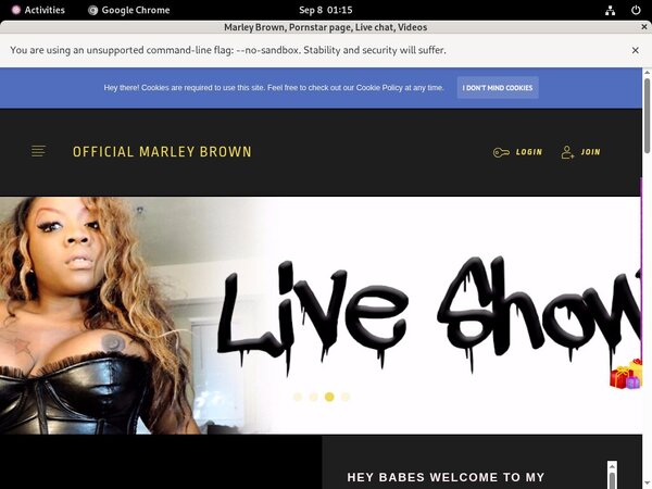 Officialmarleybrown.com Segpay Discount