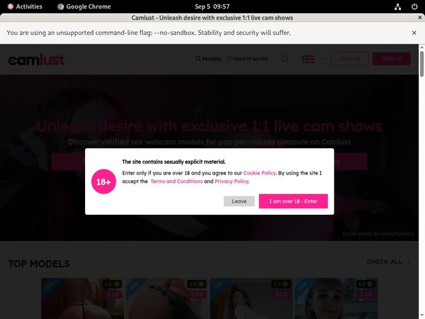 Password Free Cam Lust