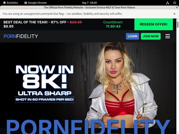 Pornfidelity.com Trial Discount