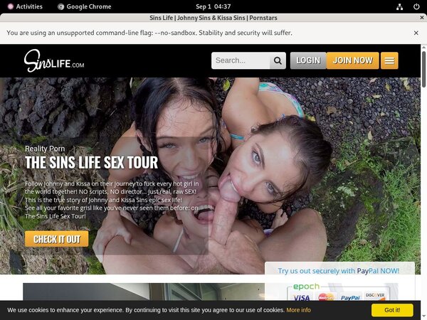 Sins Life Get Password