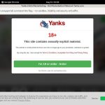 Free Account On Yanks.com